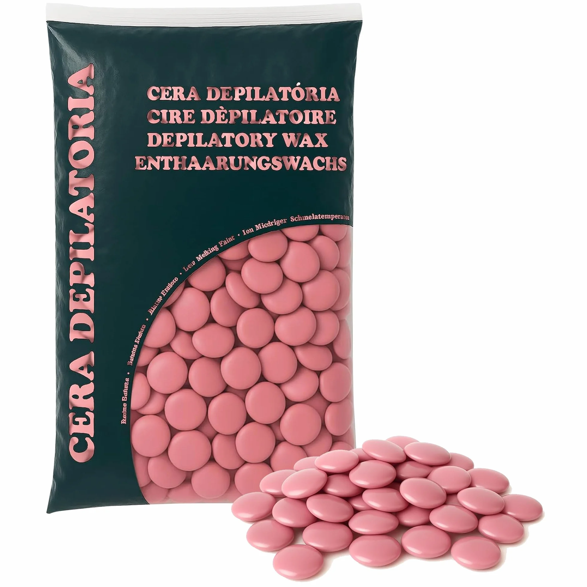 Niedrig schmelzendes Enthaarungswachs 1200 g. SELAS. Hagebutte. Streifenlose Haarentfernung. Professionell, Perlen, Tropfen, Mini-Scheiben, Perlen, brasilianisch.