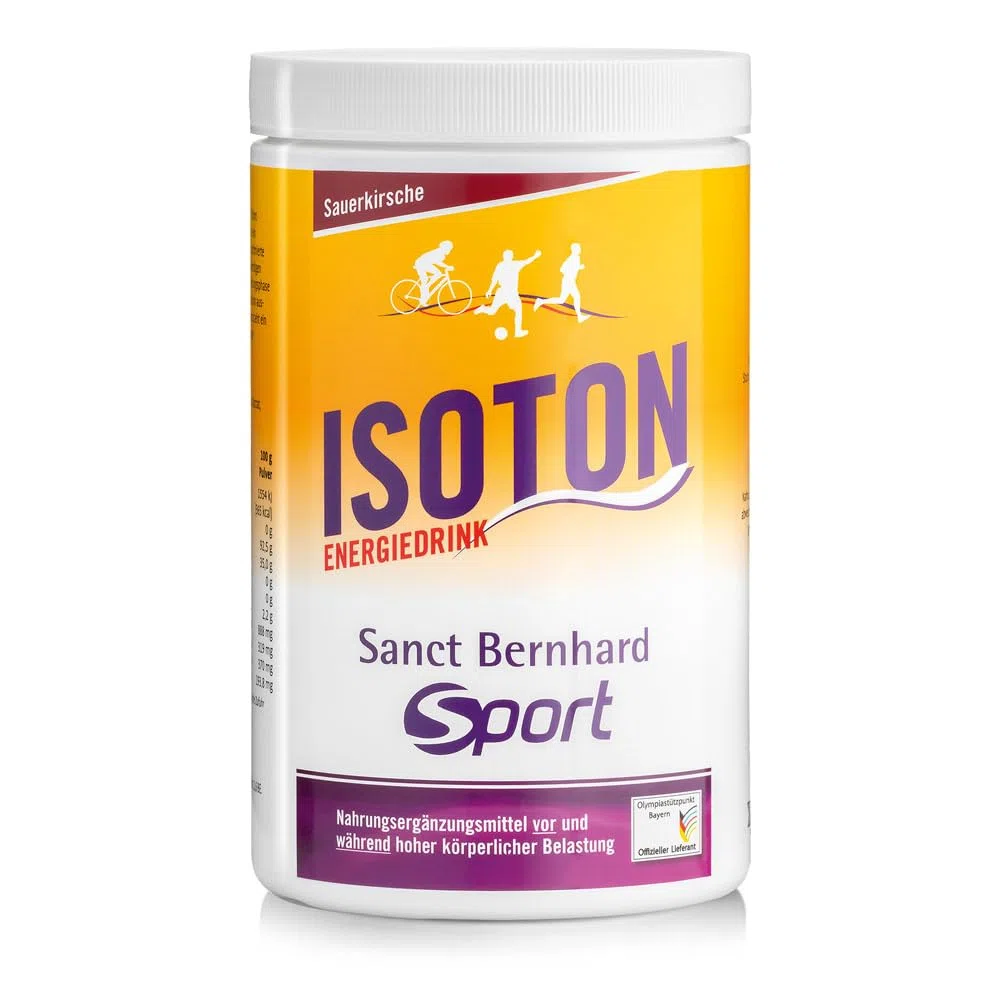 Sanct Bernhard Sport Isoton Energiedrink Sauerkirsche Inhalt 900 g