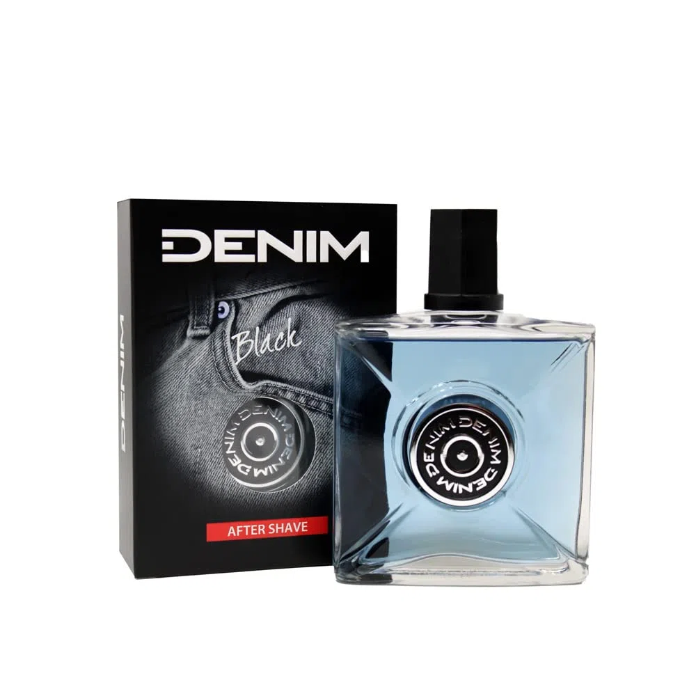 3x DENIM Black after shave 100ml Rasierwasser tonic lotion Kölner Wasser