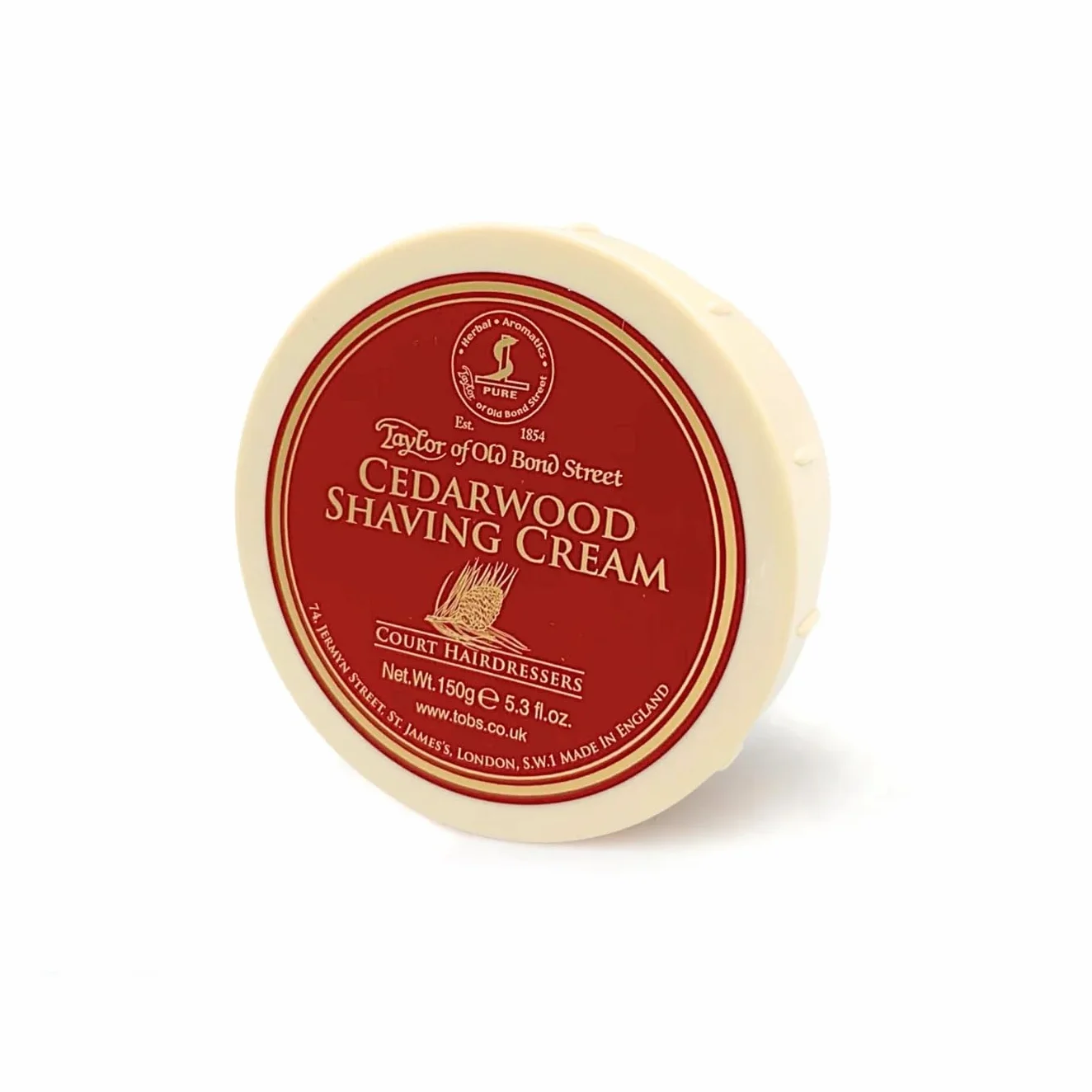 TAYLOR OF OLD BOND STREET Rasiercreme Zedernholz, 150 g