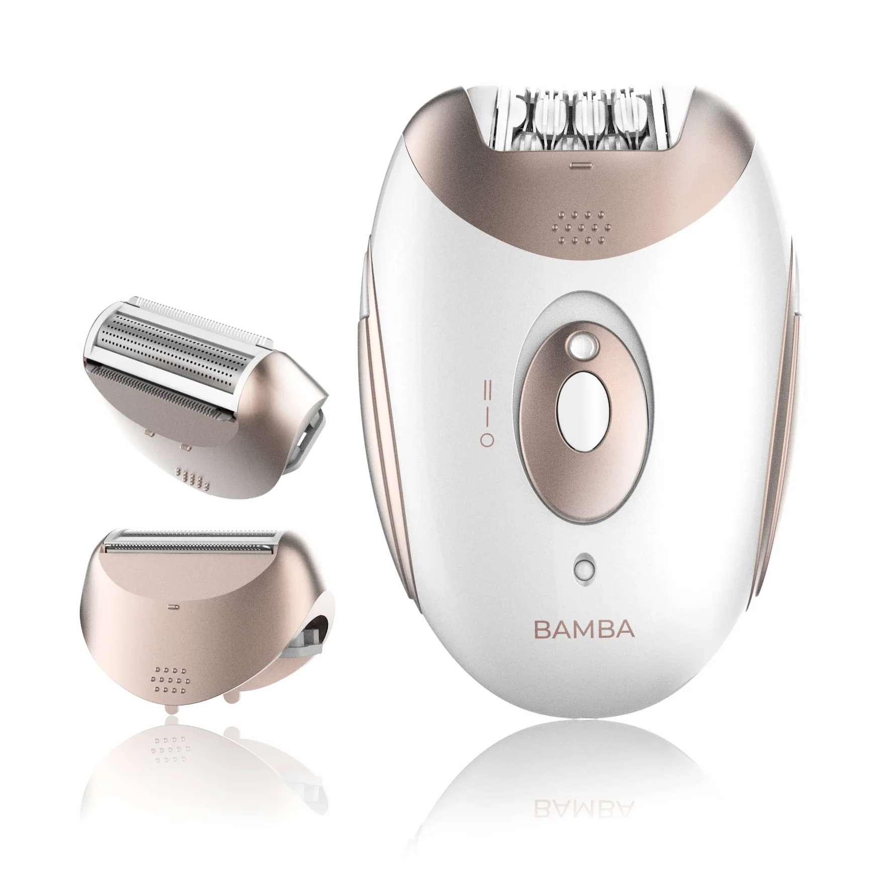 Cecotec Wireless Boot-Epilator Bamba SkinCare Depil-action. Lithium Batterie, Autonomie 40 mins, Waterproof, Wechselköpfe, 2 Geschwindigkeitseinstellungen, kabelgebundener Modus