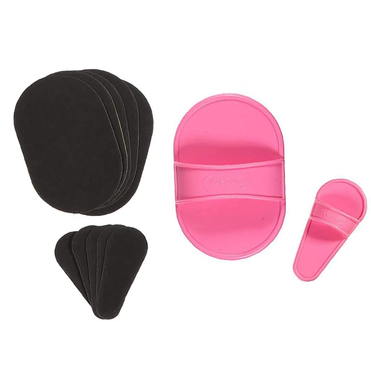 Peeling Pads,Pads Zur Haarentfernung,Gesichtshaar Epilierer,Haarentfernung Schleifpapier mit 10 Ersatzpad Beauty Werkzeug für Unerwünschte Gesichtshaare