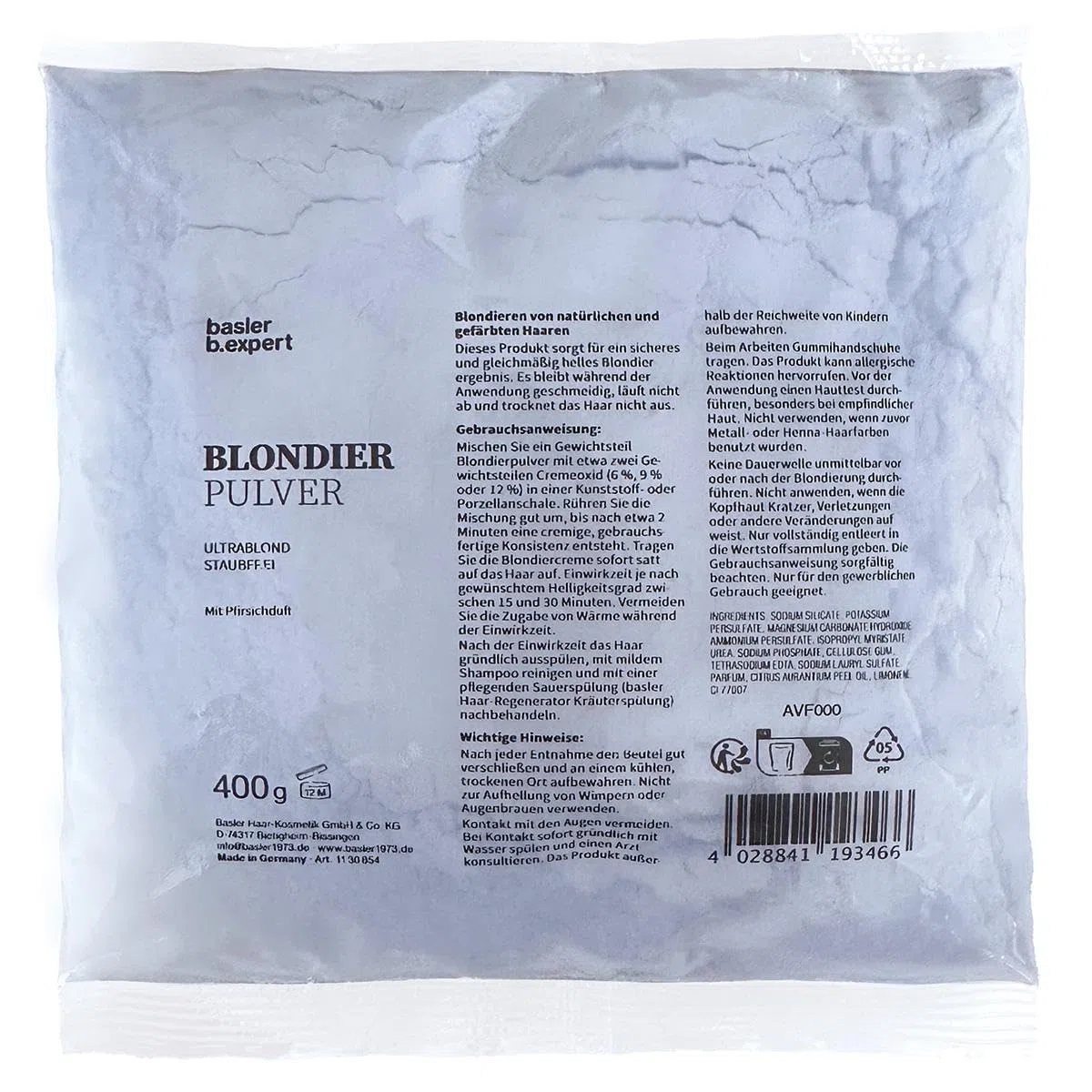 basler Blondierpulver Ultrablond 400 g